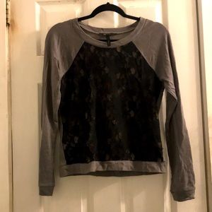 BCBGMAXAZRIA Lace Sweater